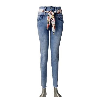 China 2021 New Women's Quality Guarantee Breathable Women's Jeans Manufacturer-Supplier Jeans Blue Skinny Pants for sale