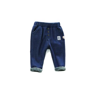 China Anti-pilling Cotton Knit Pants Custom Baby Kids Children Boys Knit Long Loose Fit Pant for sale