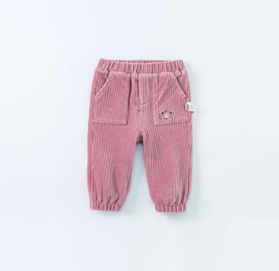 China Anti-pilling Cotton Knit Custom Baby Kids Children Boys Knit Long Loose Fit Pant Baby Pant for sale