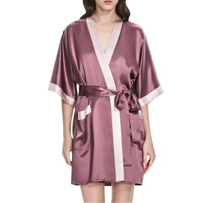 China Chinese Wholesale Suppliers QUICK DRY Silk Satin Sleepwear Pajamas Pajamas Sets Custom 2 Pieces Long Sleeve For Women for sale