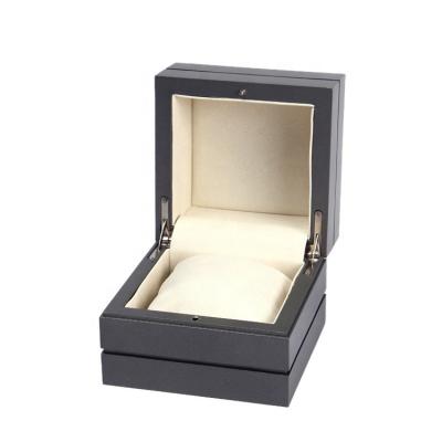 China Watch Storage and Watch Box 2021 Luxury Simple Color and Logo Packaging Custom Wooden Watch Storage Box for Watches for sale