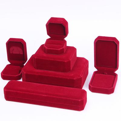 China High Quality Luxury Plastic+Velvet Jewelry Boxes Packaging Brave Man Jewelry Storage Box Red Velvet Jewelry Packaging Gift Box for sale