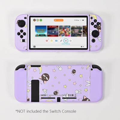 China Protective Cartoon Game Console Low Protective Shell Sleeve Decorative Protector Case Cover For Nin tendo Switch OLED TV Dock Station for sale