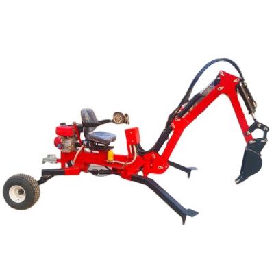 China 120degrees ATV Backhoe Towable Digger, Multifunctional Backhoe Towed ATV, Towable Backhoe Digging Machine for sale