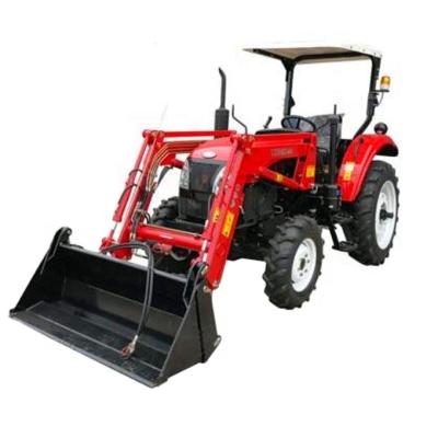 China Farm Work Machinery 4WD 40HP Farm Tractor with Front End Loader and Backhoe for sale