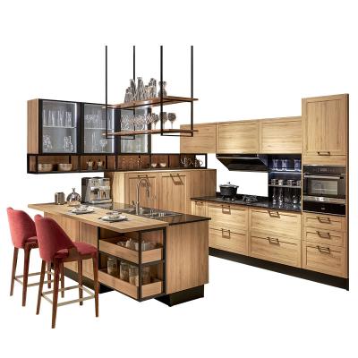 China OPPOLIA Modern Modern Textured Melamine Modular Kitchen Unit Small Sideboards for sale