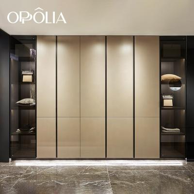 China (Size) Good quality adjustable wardrobe cabinet OPPOLIA Guangzhou factory villa apartment bedroom unit cabinet for sale