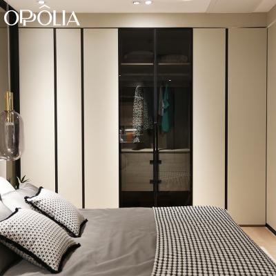 China (Size)Adjustable Princess Wardrobe Armario Dormitorio Gabinete Vestuario Recubierto De Pvc Armarios de Madera Capa for sale