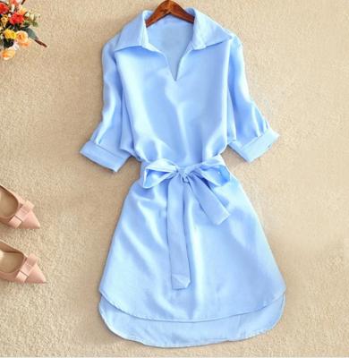 China zm53768h Summer Breathable Women Fashion Casual Dress 2020 Popular Chiffon Dress for sale