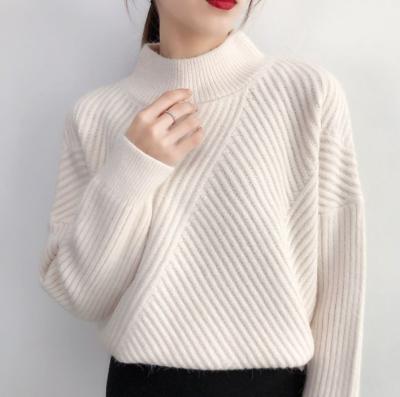 China zm52186h winter women breathable fashion knitted sweaters 2020 hot sale women loose sweaters for sale