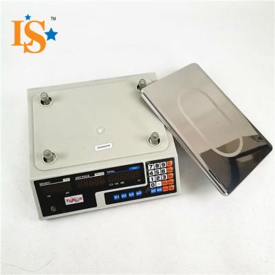 China PP Steel 30kg 200g Staines Tray Electronic Digital Price Computing Egg Scale for sale