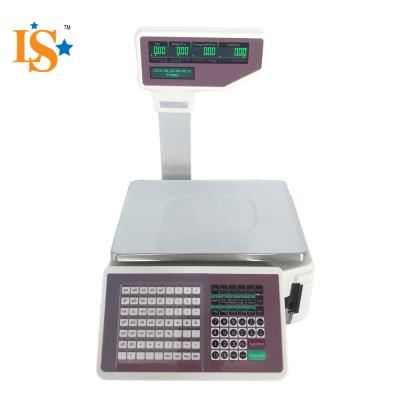 China LS-TMA2017-H Barcode Label Scale Supermarket Printer Scale with WIFI 260*350mm for sale