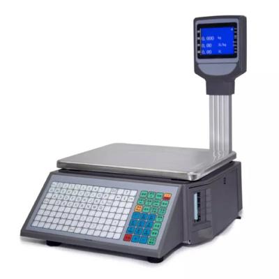 China 30kg Barcode Label Printing Scale Label Digital Scale 25mm-48mm for sale