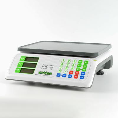 China Digital Price Scale Weighing Scale Price Calculating 15kg/5g 23.5cm*42cm for sale