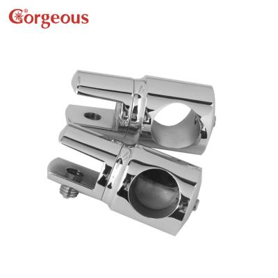 China Modern Gorgeous Glass Pipe Flange Shower Door Fittings Connector Hardware Fitting for sale