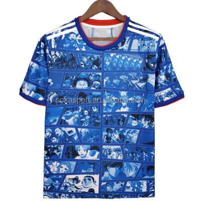 China Shirts & Main The 2022 New Japan Quality Anime Tank Top Thai Football Shirt Patchwork Polyester Cloth Tops for sale