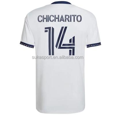 China Shirts & Principal The Los Angeles Soccer Jersey Home Away Chicharito La Galaxy 2022 Season New Custom Football Shirt Uniform for sale