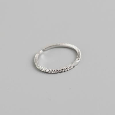 China 2020 Fashion Wholesale Rings Single Chain Line Adjustable Rings Open Rings For Girls Silver for sale