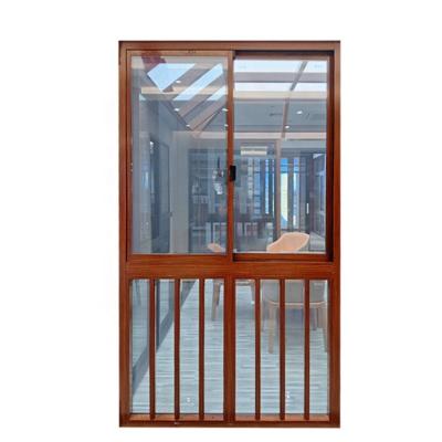 China Aluminum sliding window screen aluminum frame thermal sliding glass door and windows price for Nigeria market for sale