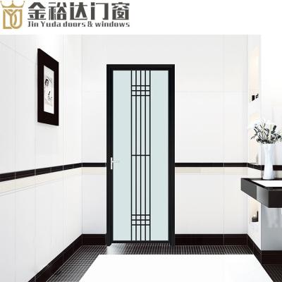 China Swing High Quality Front Flush Aluminum Profile Office Door for sale