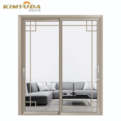 China Modern Made In Porcelain Glass Doors Aluminum Sliding for sale