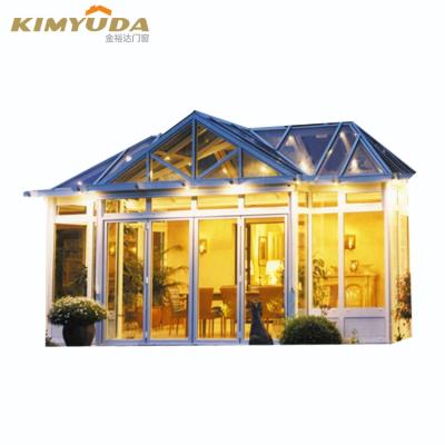 China Australian sunroom luxury insulated glass house tempered glass modern home manufacturer for sale