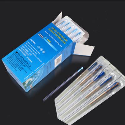 China 100pcs Professional Disposable Acupuncture Needles Copper Body Safety Standard for sale