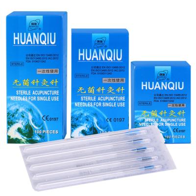 China Get 100 Pieces of Huanqiu Disposal Acupuncture Needles with Tube Shelf Life 1 Year for sale