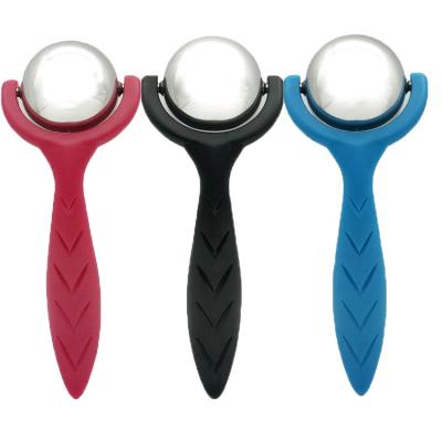 China Class I Handheld Ice Massage Ball Stainless Steel Ice Globes for Face Beauty Ice Ball for sale