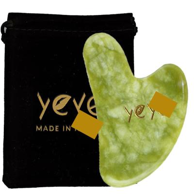 China Natural Black Jade Gua Sha for Acupoint Massage Improve Blood Flow and Release Toxins for sale