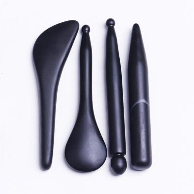 China Hand Carved Obsidian Massage Wand for Facial and Body Skin Massage For Commercial Home for sale