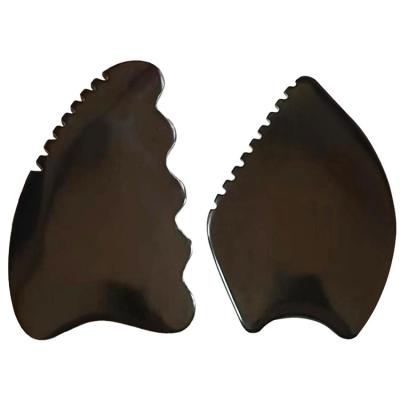 China Black Beauty Health Care Gua Sha Massage Tool for Facial Lifting and Skin Scraping for sale