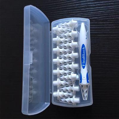 China 16 Soft Silicone Tips Ear Wax Removal Tool Reusable and Washable Hand Held Spiral Remover for sale