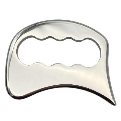 China Function Massage Medical Stainless Steel Gua Sha Muscle Scraper Tool for Body Massage for sale