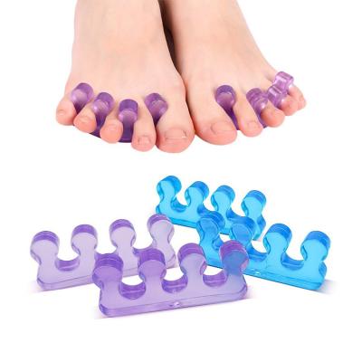 China Separate Toenail Polish with 2 Pairs Toe Separator Pedicure Easy to Clean Toe Spacers for sale