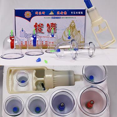 China Huishoudelijke cupping therapie set van 6 voor vacuümmassage en acupunctuur Te koop