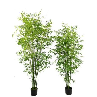 China Environmental Green Ornamental Artificial Home Hotel Decoration High Bamboo Tree Plants for sale