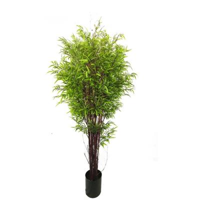 China Factory Wholesale Environmental Different Size Fence Plants Artificial Bamboo Outdoor Decorative Tree for sale