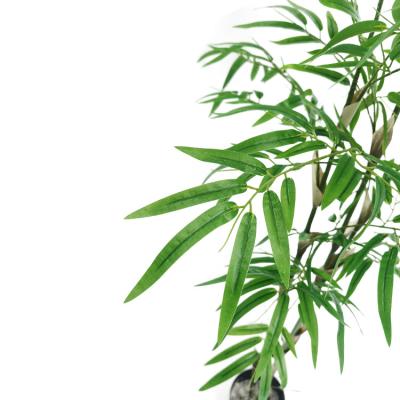 China Environmental Removable 180cm Packing Near Tree Green Plant Natural Bamboo Silk Artificial Bonsai Trees for sale