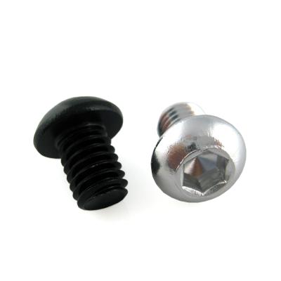 China Aluminum Round Black Color Anodized Hex Drive Knob Main Machine Screw for sale