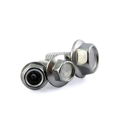 China Custom Non-Standard Custom Factory Price Stainless Steel Hex Flange Bolt 5/16 5/16 Custom Non-Standard Stainless Steel Hex Flange Bolt for sale