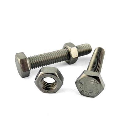 China Available in a variety of RoHS-compliant materials and finishes. Factory price ss304 stainless steel 304 DIN 931 DIN 933 hex head bolt with nut for sale