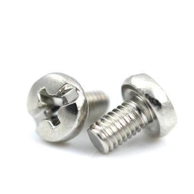 China Factory Price Stainless Steel Pan Head Precision Small Size Machine Screw for sale