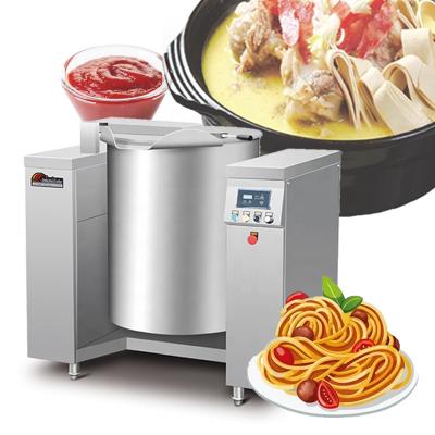 China Sugar Machine Candy Mixer Heated Sugar Syrup Cooking Machine Rice Mixing Kettle Curry Industrial Candy Paste Oatmeal Vegetable Processing Plant for sale