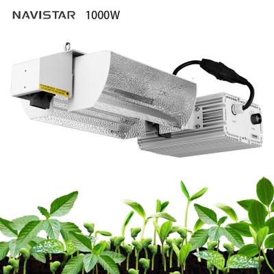 China Seed Starting VEGA Aluminum Wide Type Integrated 1000 Watt DE Double Ended HPS/MH Grow Light Fixture Reflector for sale