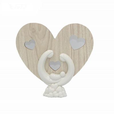 China 2022 Europe Christmas Decoration Polyresin Religion Porcelain MDF Family Plug On Vivid Baby Gifts for sale