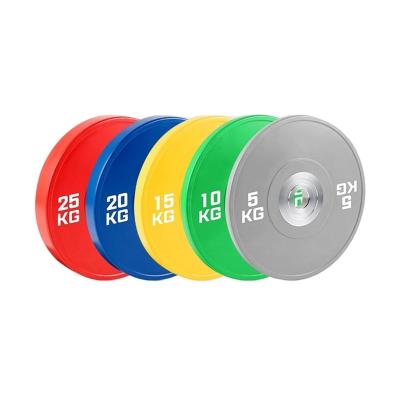 China Wholesale Home Gym Weightlifting Equipment Household Use Free Weight Plates Barbell Plate Rubber Dish for sale