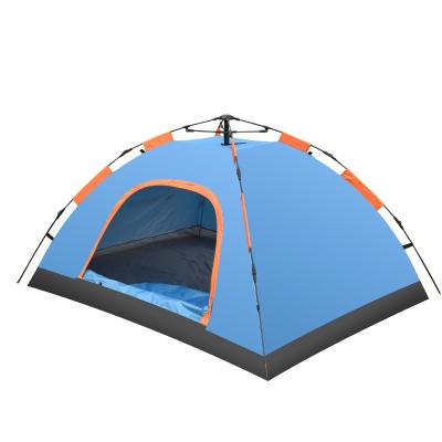 China Camouflage Game Portable Folding Large Family Tents Automatic Rising Waterproof Camping / Outdoor Field for sale