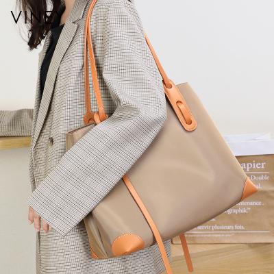 China Waterproof Luxury Women Tote Handbags Shoulder Ladies Oxford Viney Large For Women Handbags Ladies Luxury Handbags for sale