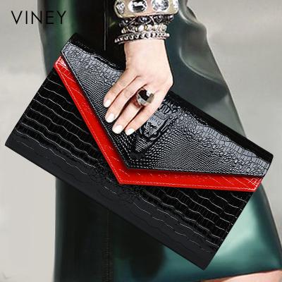 China Fashionable Luxurious Waterproof Message Handbags For Elegant Ladies Clutch Ladies Luxury Genuine Leather Handbags for sale